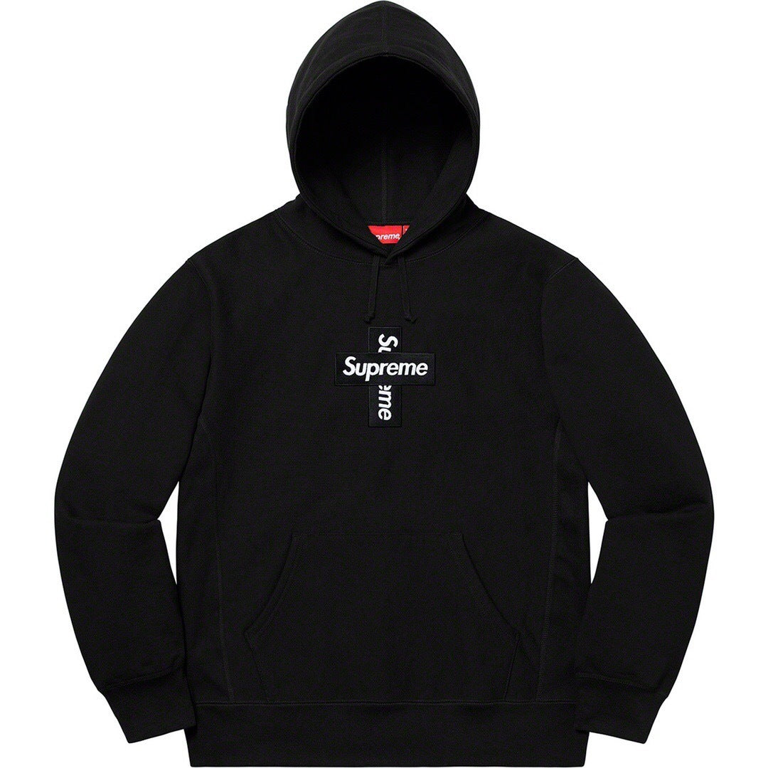 Supreme Cross Box Logo Hoodie – Black