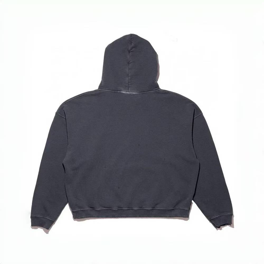 Enfants Riches Déprimés (ERD) Distressed Logo Hoodie — Faded Black
