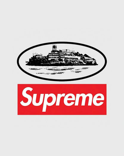 Supreme x Corteiz “Rules the World” T-Shirt – Black