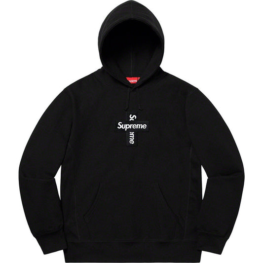 Supreme Cross Box Logo Hoodie – Black