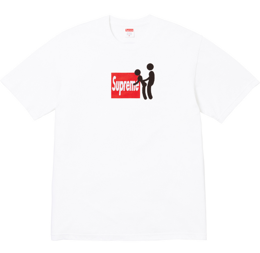 Supreme “stick” Box Logo Tee – White