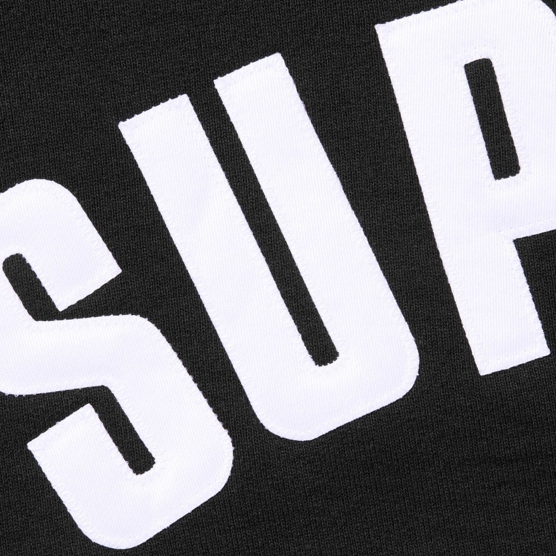 Supreme Arc Logo Zip-Up Hoodie – Black