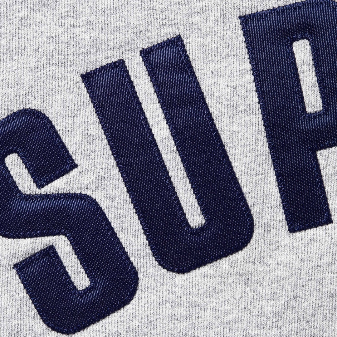 Supreme Arc Logo Zip-Up Hoodie – Ash Grey