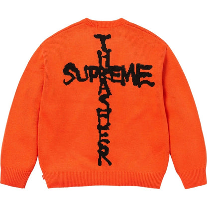 Supreme x Thrasher Cross Sweater – Orange