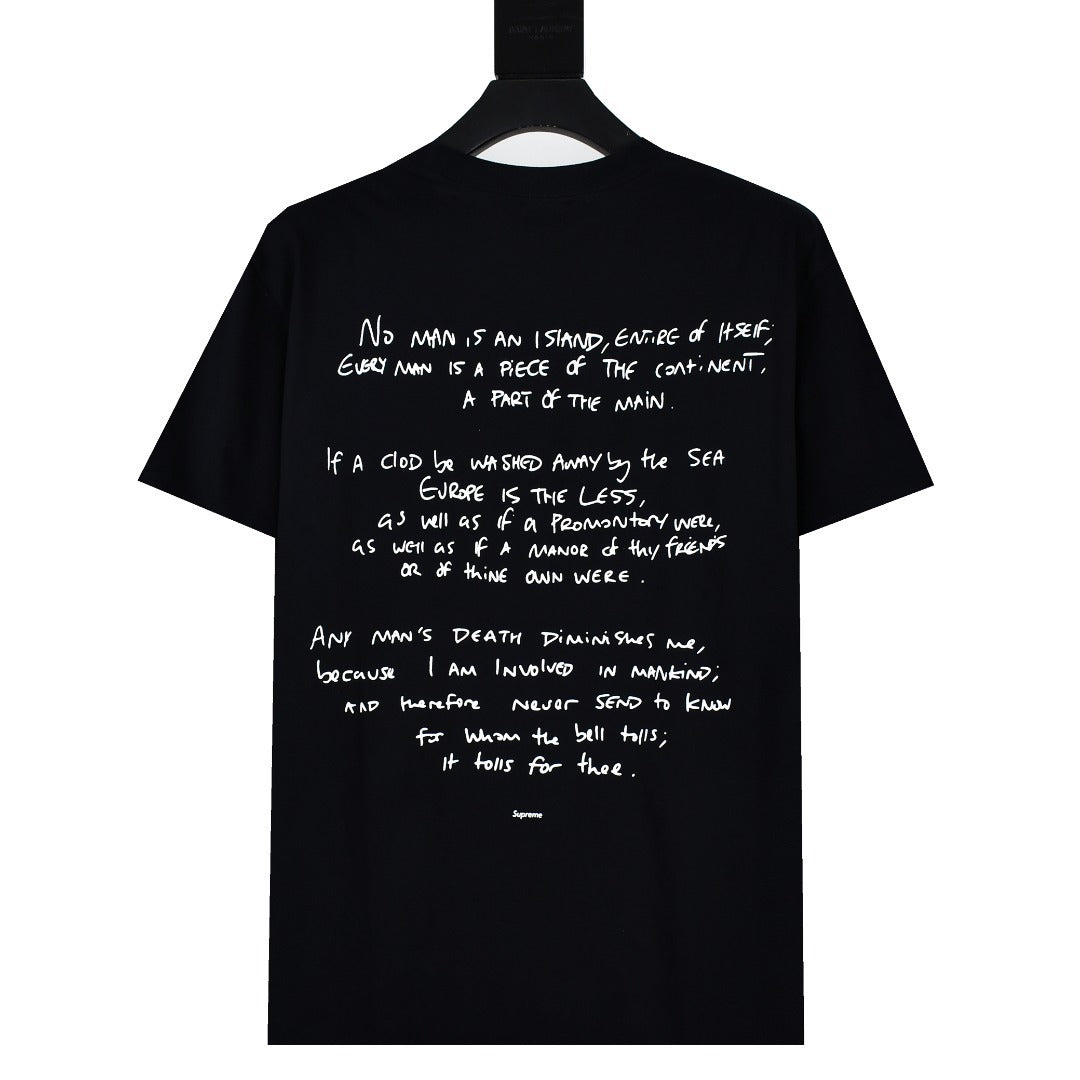 Supreme x Corteiz “Rules the World” T-Shirt – Black