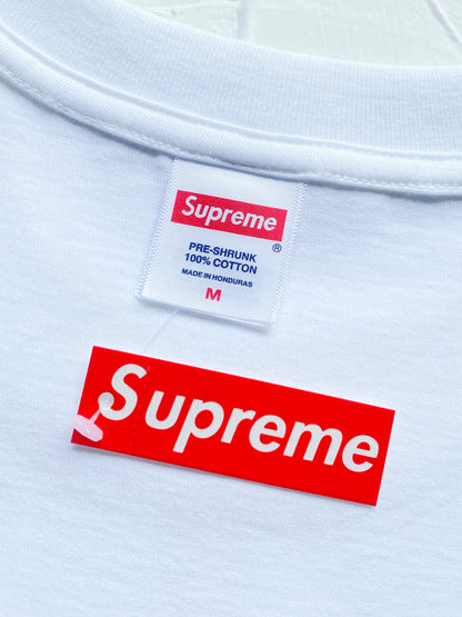 Supreme Leopard Box Logo T-Shirt – White