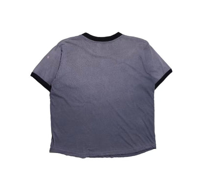 Enfants Riches Déprimés (ERD) Logo Ringer Tee — Washed Grey/Black