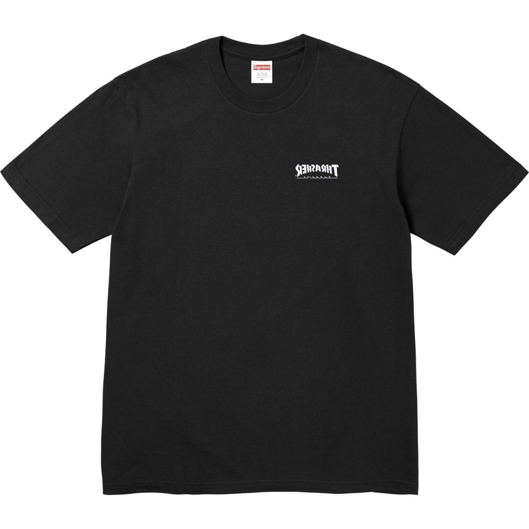 Supreme x Thrasher Logo Tee – Black