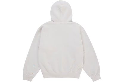 Supreme x MM6 Maison Margiela Box Logo Zip-Up Hooded Sweatshirt — White