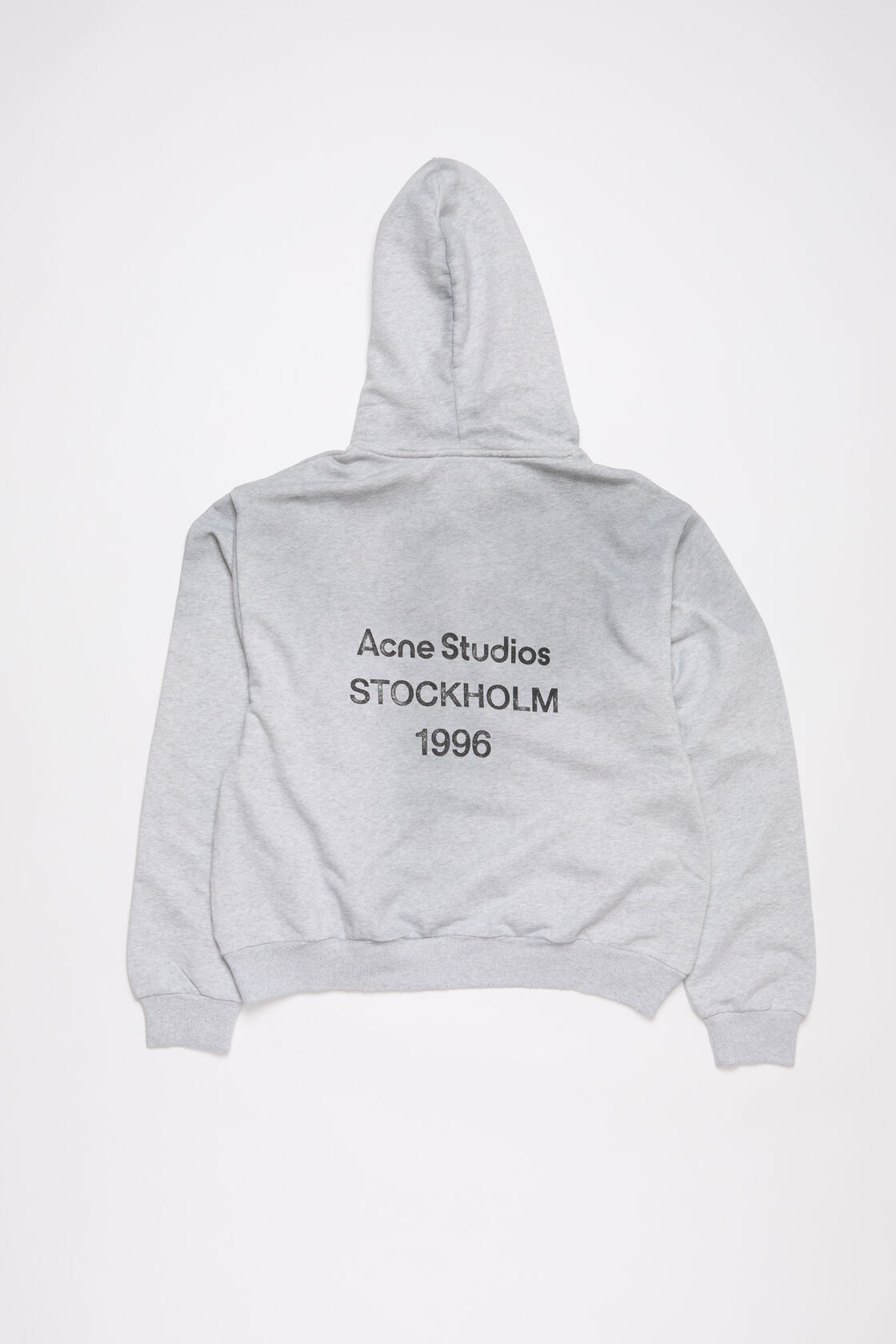Acne Studios "Stockholm 1996" Logo Hoodie — White