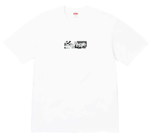 Supreme Black Camo Box Logo Tee – White
