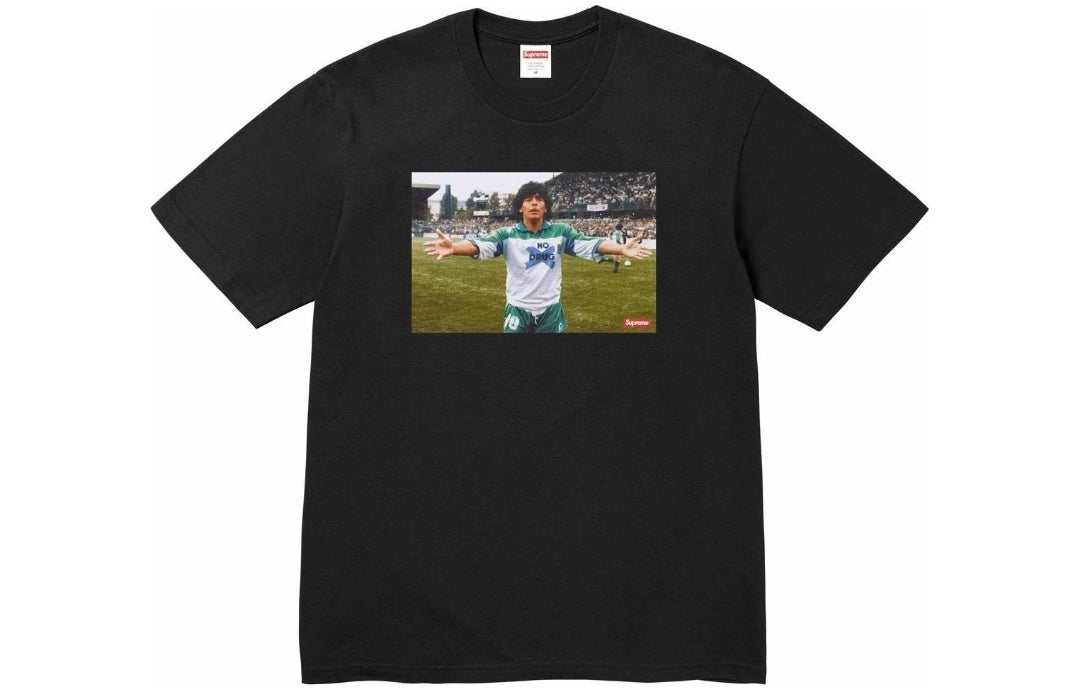 Supreme Diego Maradona Photo Tee – Black