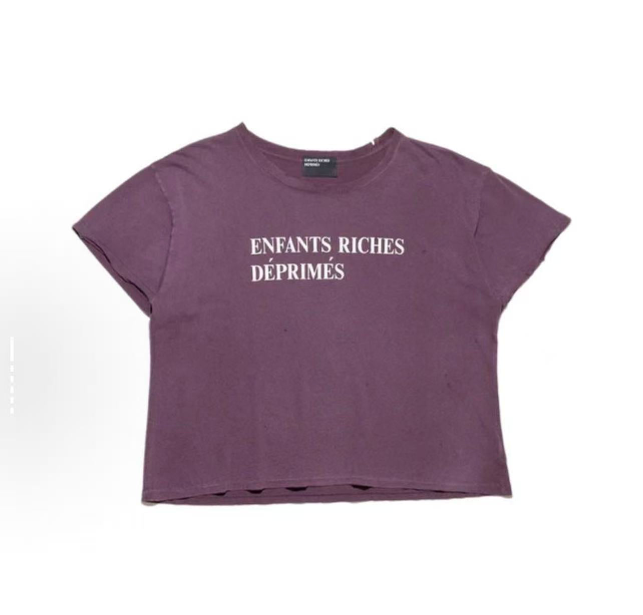 Enfants Riches Déprimés (ERD) Logo Tee — Faded Purple