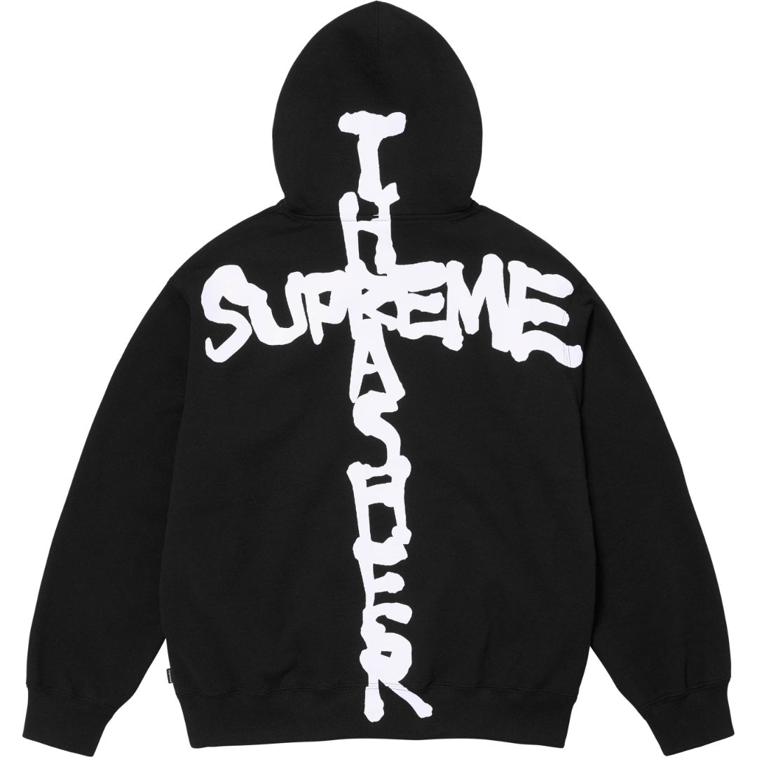 Supreme x Thrasher Cross Zip-Up Hoodie – Black
