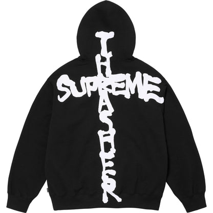 Supreme x Thrasher Cross Zip-Up Hoodie – Black