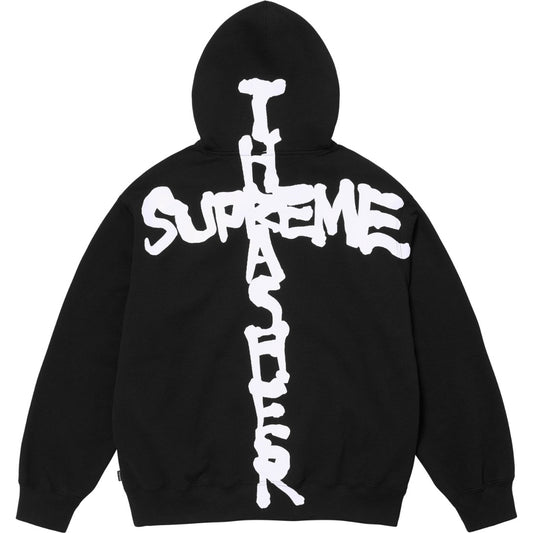 Supreme x Thrasher Cross Zip-Up Hoodie – Black