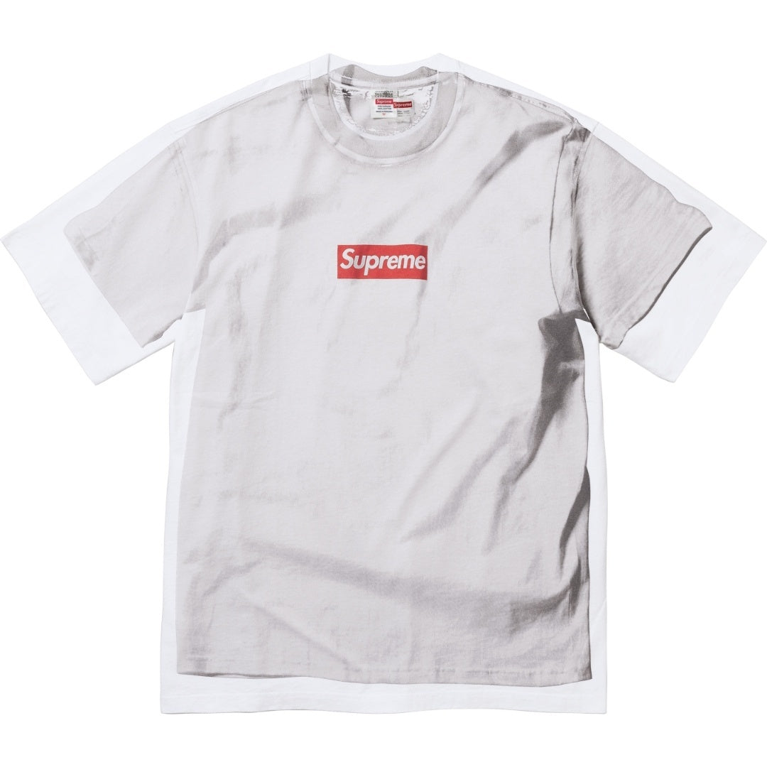 Supreme x MM6 Maison Margiela Motion Box Logo Tee – White