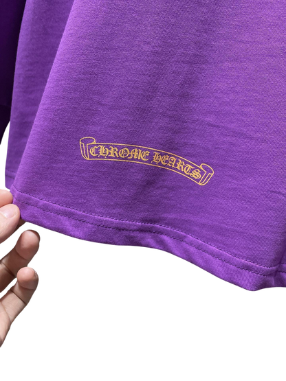 Chrome Hearts x Matty Boy “Ain’t That” Long Sleeve Pocket Tee – Purple