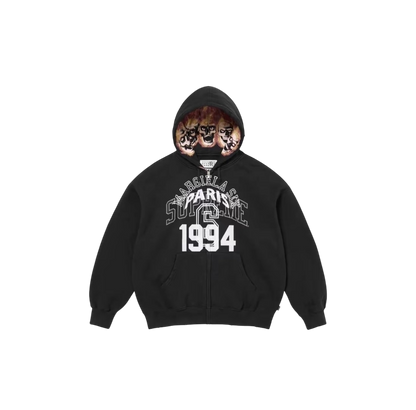 Supreme x MM6 Maison Margiela “1994” Zip Hoodie – Black