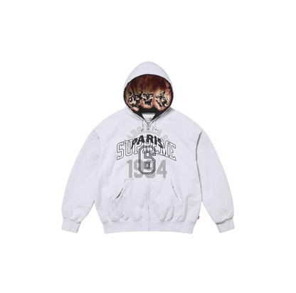 Supreme x MM6 Maison Margiela “1994” Zip Hoodie – Heather Grey