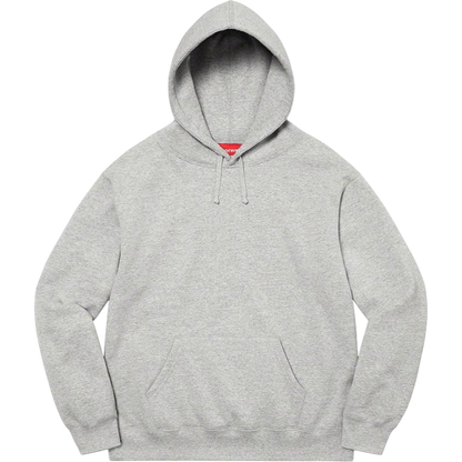 Supreme Big Logo Hoodie – Heather Grey / White Vertical Logo