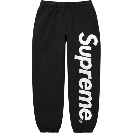 Supreme Big Logo Sweatpants – Black / White