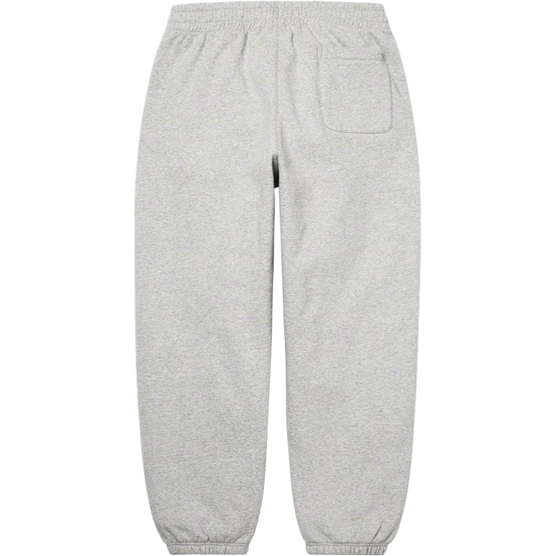 Supreme Big Logo Sweatpants – Heather Grey / White