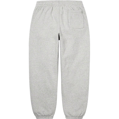 Supreme Big Logo Sweatpants – Heather Grey / White