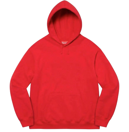 Supreme Big Logo Hoodie – Red / White Vertical Logo