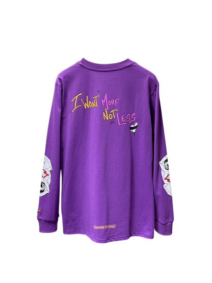 Chrome Hearts x Matty Boy “Ain’t That” Long Sleeve Pocket Tee – Purple