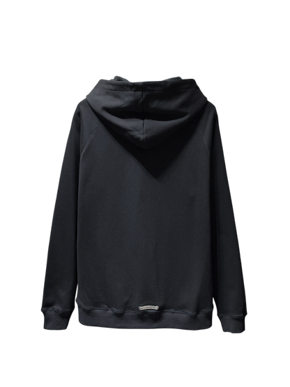 Chrome Hearts Cross Patch Zip-Up Hoodie – Black