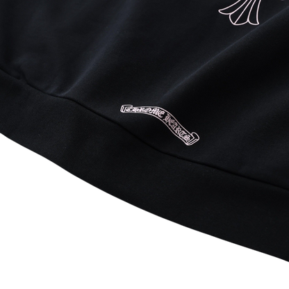 Chrome Hearts Deadly Doll Zip-Up Hoodie – Black Gothic Graphic